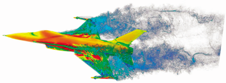 Jet CFD Wake