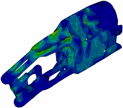 Scanned metal part to FEA